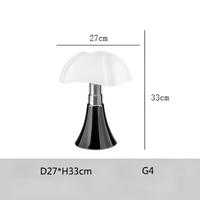 Olvoria | Lámpara de mesa de diseño en forma de hongo con LED regulable