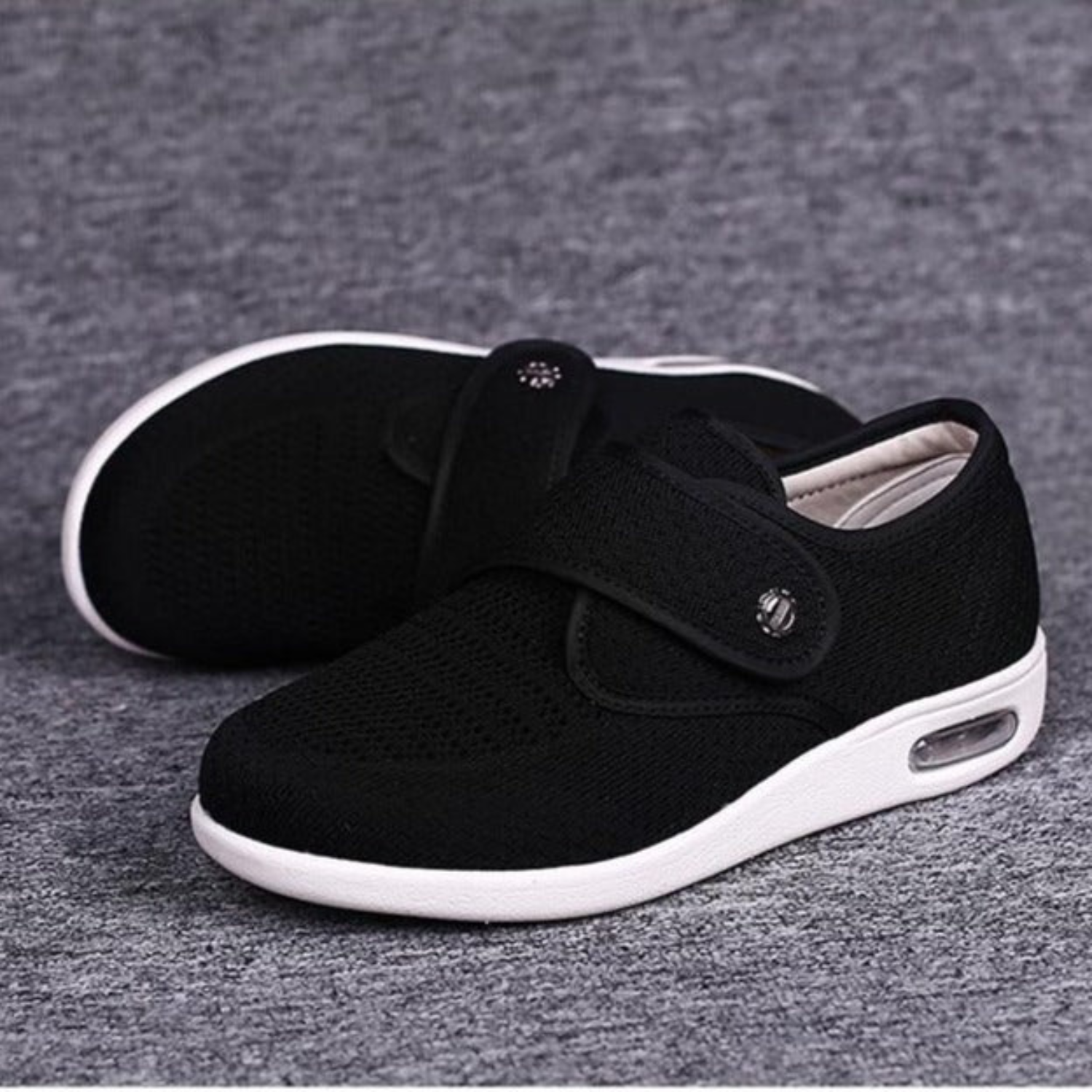Olvoria | Diabetic Comfort Shoes with Adjustable Strap