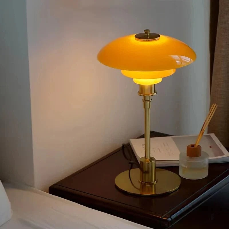 Olvoria | Dimmable Round Table Lamp