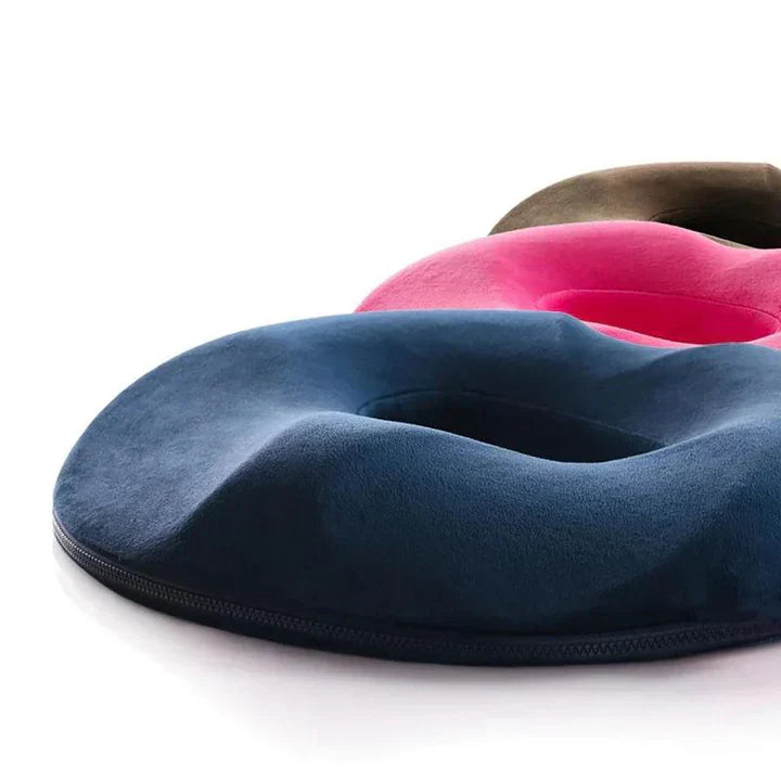 Olvoria | Donut Seat Cushion for Hemorrhoids and Coccyx Pain Relief