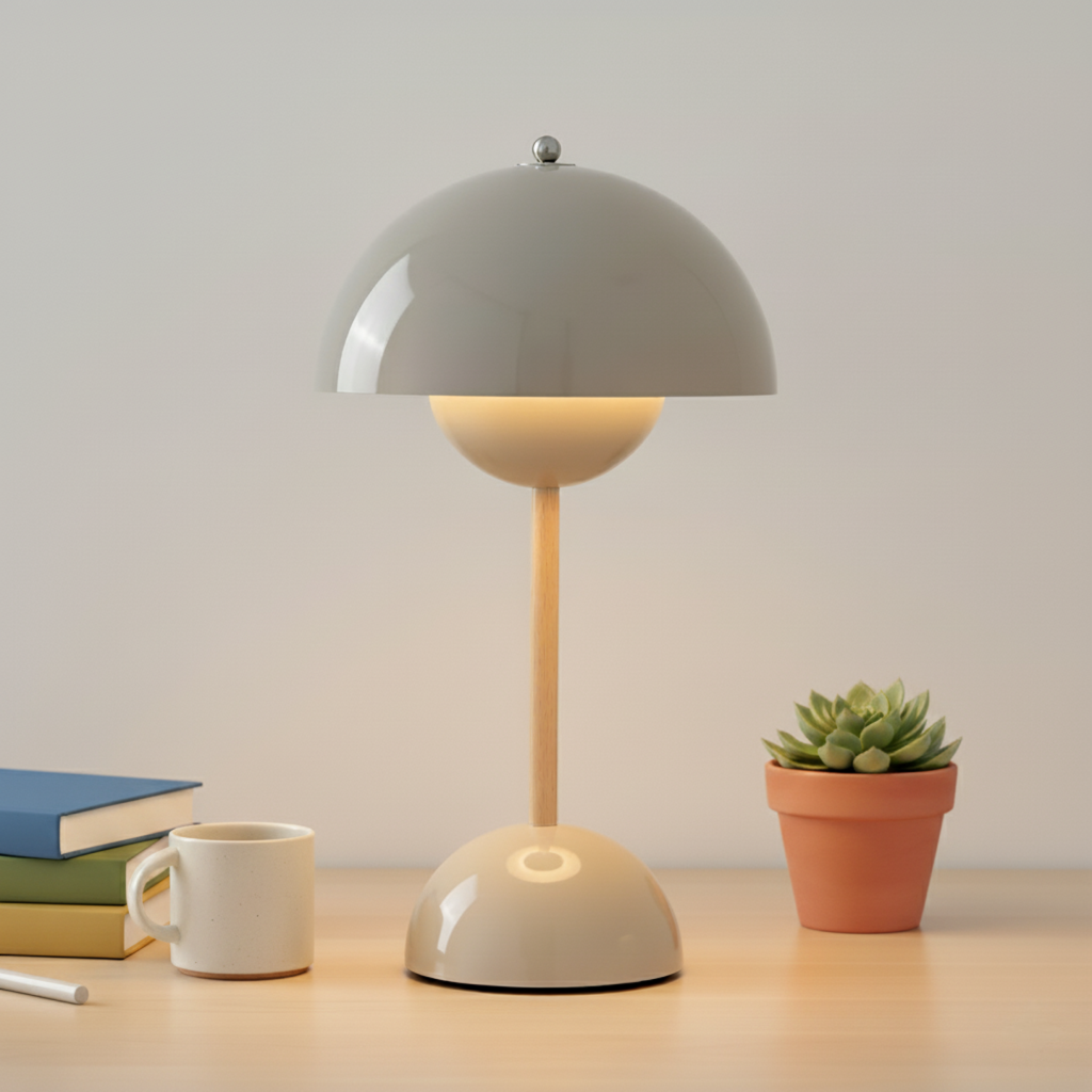 Olvoria | Dorsø Pillam | Scandinavian Designer Table Lamp | Dimmable & Modern (H 29.5cm)