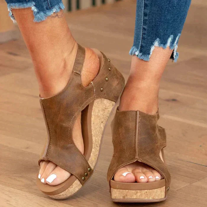 Olvoria Elegant and Comfortable Wedge Heels