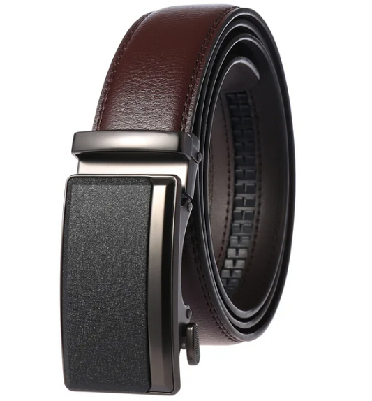 Olvoria | Elegant Luxury Men's Belt with Automatic Buckle