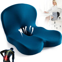 Olvoria | Cojín ergonómico para asiento con soporte lumbar