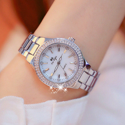 Olvoria | Esmée Women's Stainless Steel Quartz Watch 32mm Silver