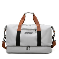 Olvoria | FITVOY DUFFEL – Bolsa Ligera para Gimnasio y Viaje con Compartimento para Zapatos y Separación Húmedo-Seco