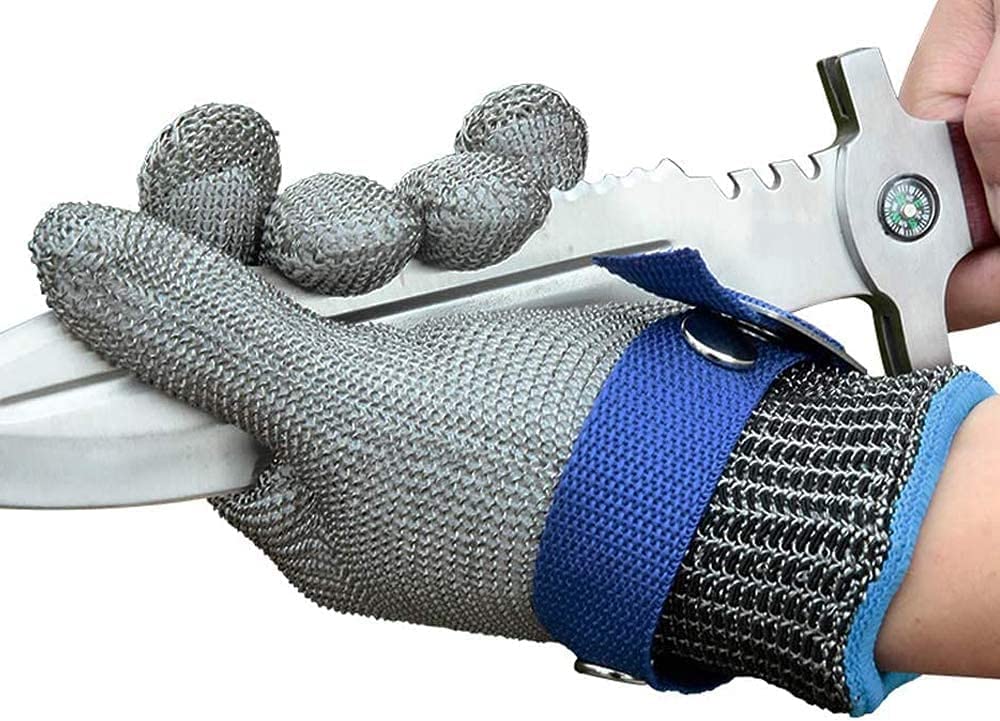 Olvoria | Food Grade Stainless Steel Mesh Metal Glove