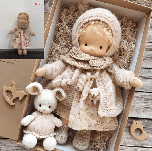 Olvoria | Handmade Waldorf Cuddle Doll – Poppi
