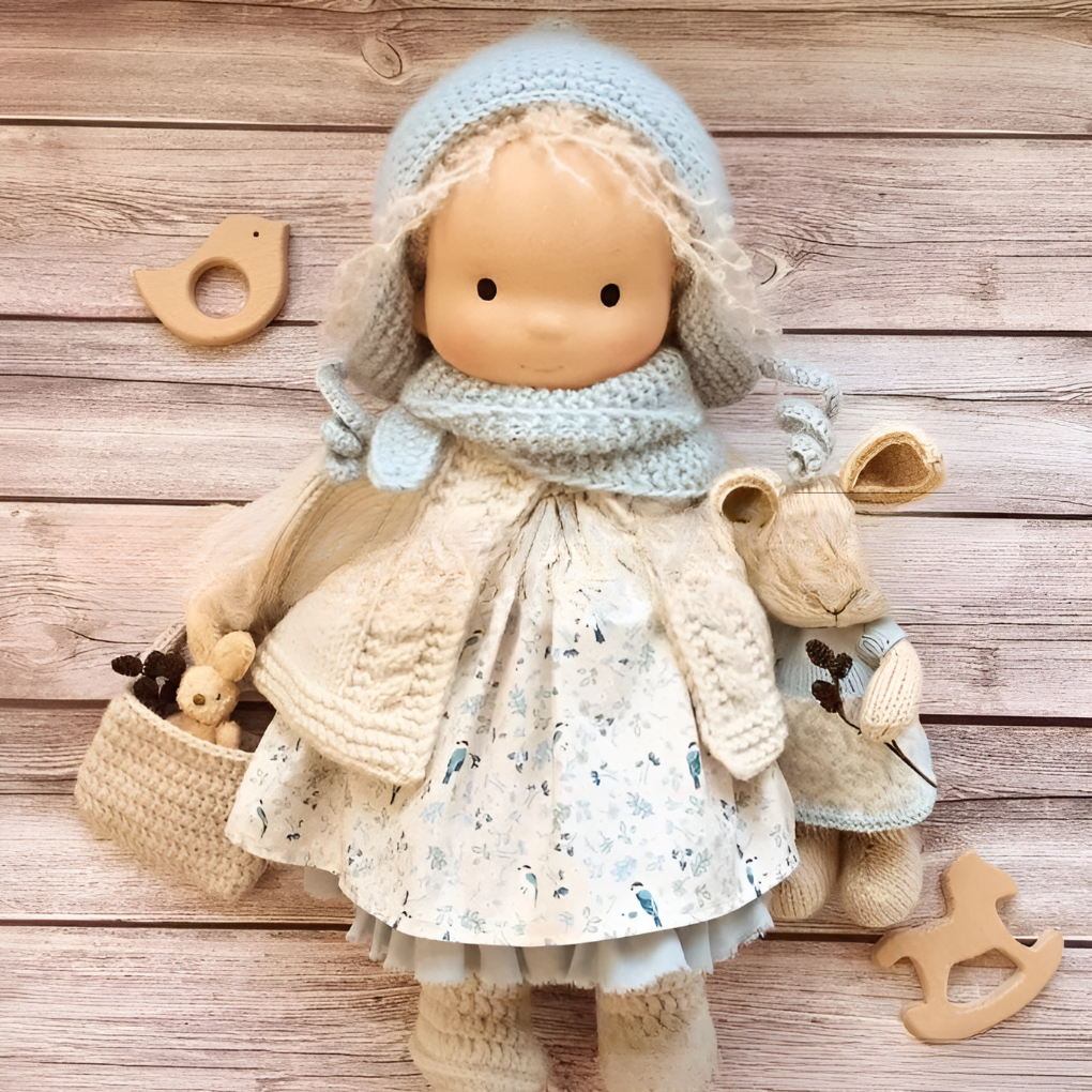 Olvoria | Handmade Waldorf Doll - Soft & Gentle Play Companion
