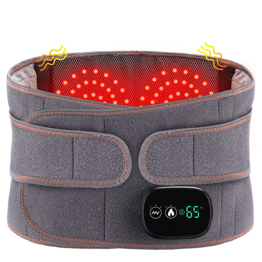 Olvoria | Heating Lower Back Support Band with Massage Function – Wireless and Adjustable Heat
