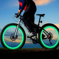 Olvoria | Iluminación de válvula para bicicleta de alta calidad con LED – Perfecta para paseos nocturnos