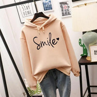 Olvoria - Sudadera con capucha Janet Smile-Love