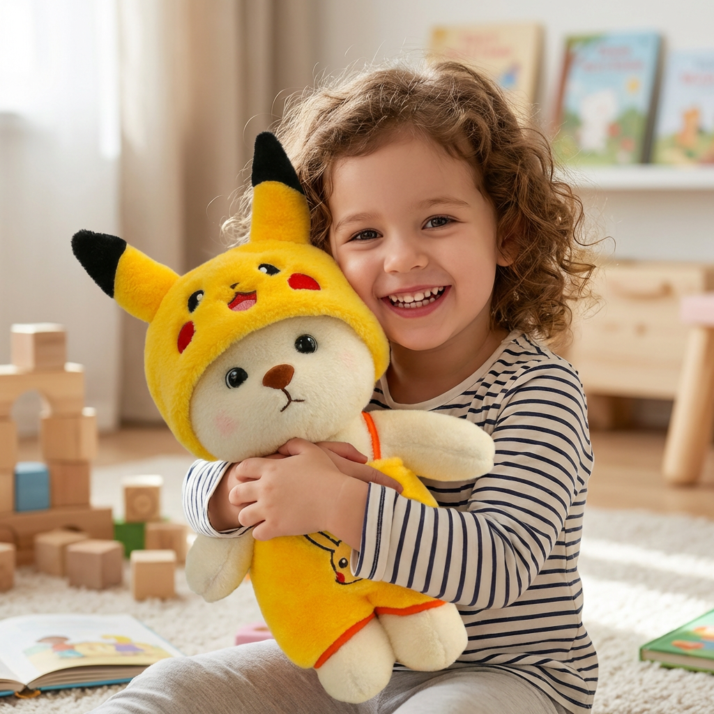 Olvoria | Kids Pikachu Bear Plush Toy