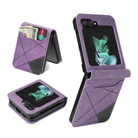 Olvoria | Funda Cartera de Cuero para Samsung Galaxy Z Flip Series