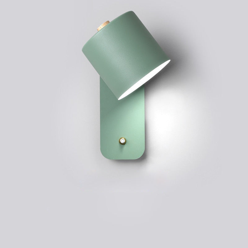 Olvoria | LED Wall Light with Switch | Modern Metal Design