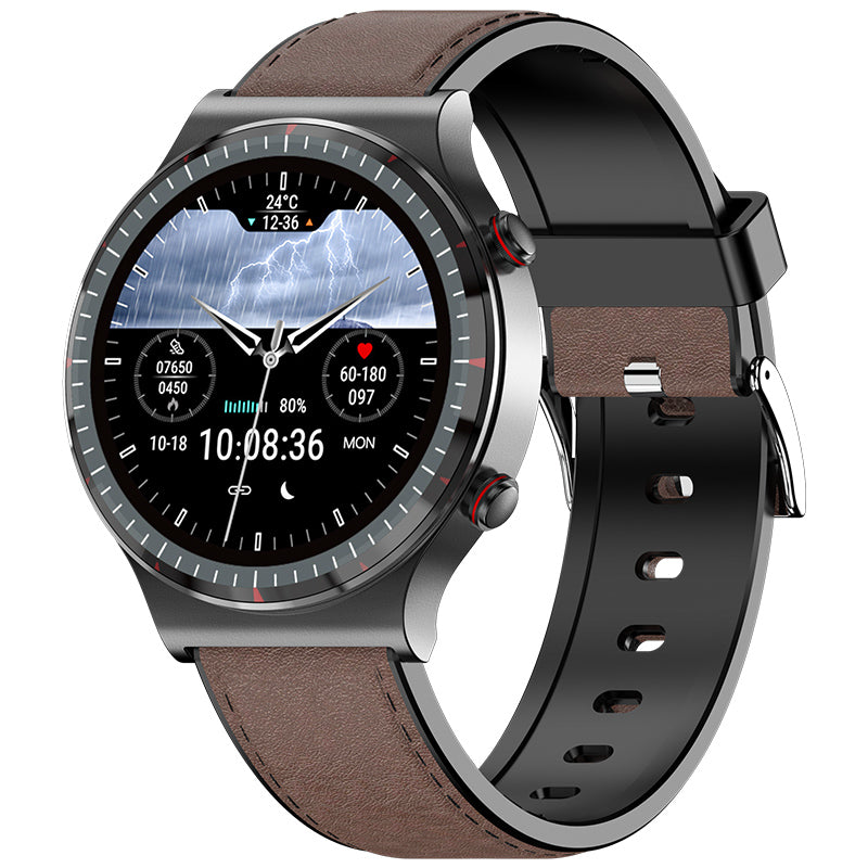 Olvoria | Medical EKG Smartwatch | CFDA Certified | 512Hz High-Precision Biosensor | SpO2 & Heart Rate Monitoring | AI-Based Breathing Analysis | IP67 Waterproof