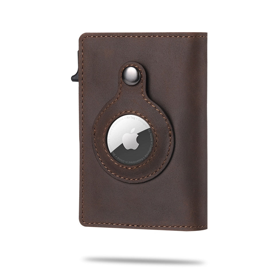 Olvoria | Men's Card Holder with Airtag Slot