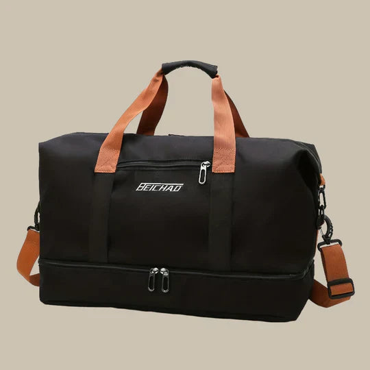 Olvoria | Men's Duffel Bag with Shoe Compartment