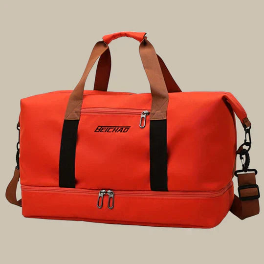 Olvoria | Men's Duffel Bag with Shoe Compartment