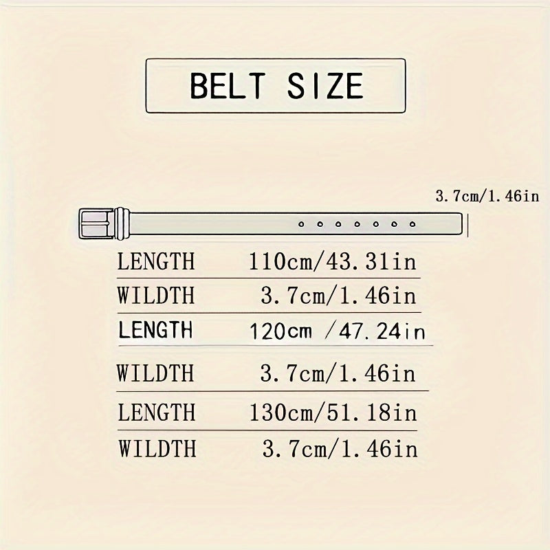 Olvoria | Men’s Genuine Leather Belt with Automatic Buckle – Classic Adjustable Cowhide Waist Belt