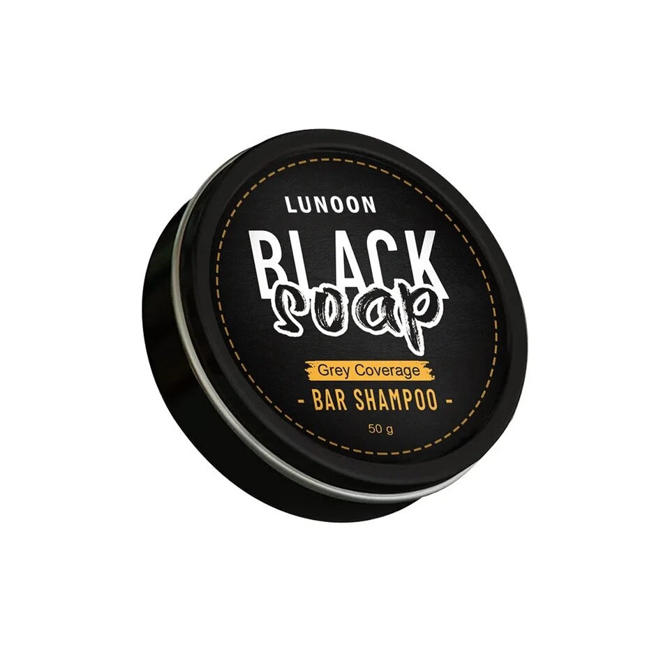 Olvoria | Men's Grey Coverage Shampoo Bar for Hair & Beard