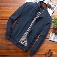 Olvoria | Chaqueta bomber ligera para hombre con cuello alto