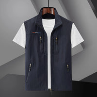 Olvoria | Chaleco multi-bolsillos estilo safari para hombre