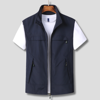 Olvoria | Chaleco outdoor para hombre con cremallera y múltiples bolsillos