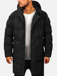 Olvoria | Chaqueta parka acolchada para hombre con capucha