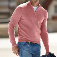 Olvoria | Suéter para hombre con media cremallera