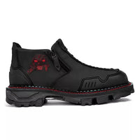 Olvoria | Botines de hombre con calavera y cremallera lateral