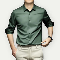 Olvoria | Camisa ajustada para hombre con botones