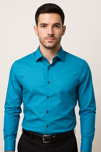 Olvoria | Camisa de vestir elástica para hombre