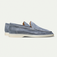 Olvoria | Mocasines de ante para hombre sin cordones