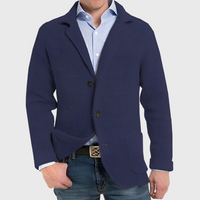 Olvoria | Blazer de punto texturizado para hombre