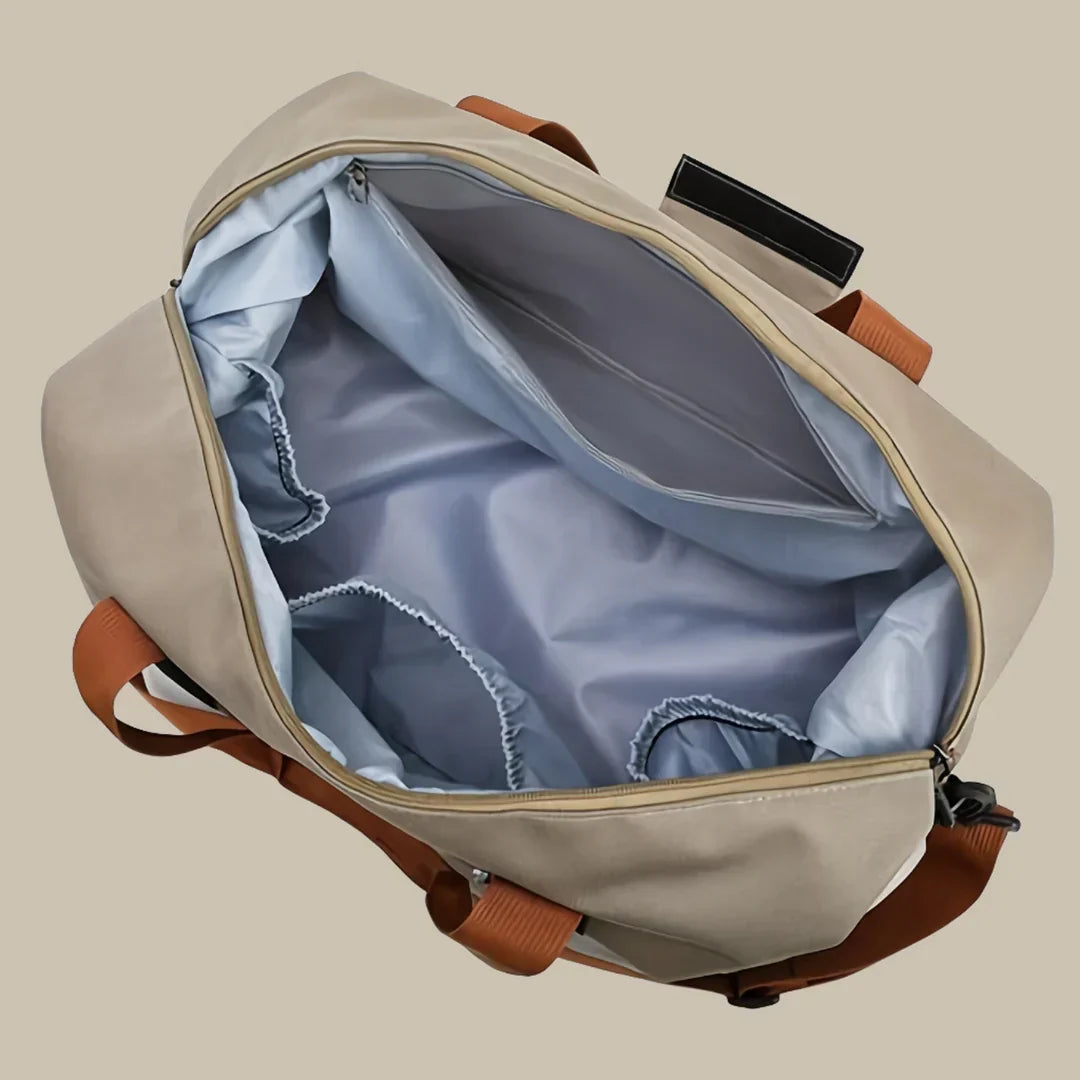 Olvoria | Men's Travel Duffel Bag with Shoe Compartment