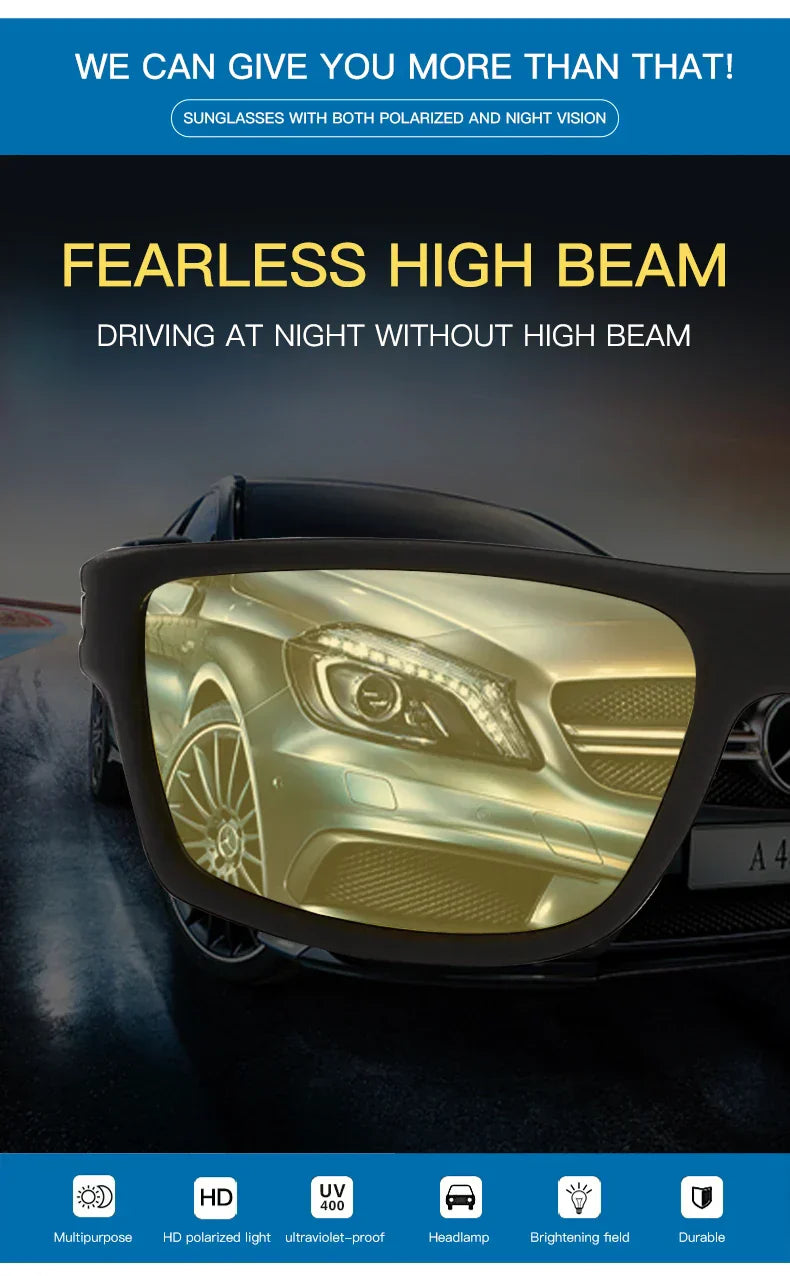 Olvoria | Night Vision Polarized Driving Sunglasses