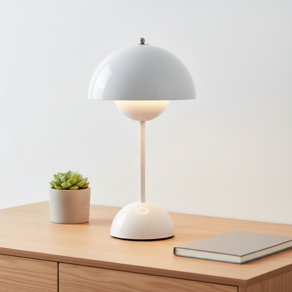 Olvoria | NordicNest Scandinavian Table Lamp | Dimmable, Modern & Bedside Lamp