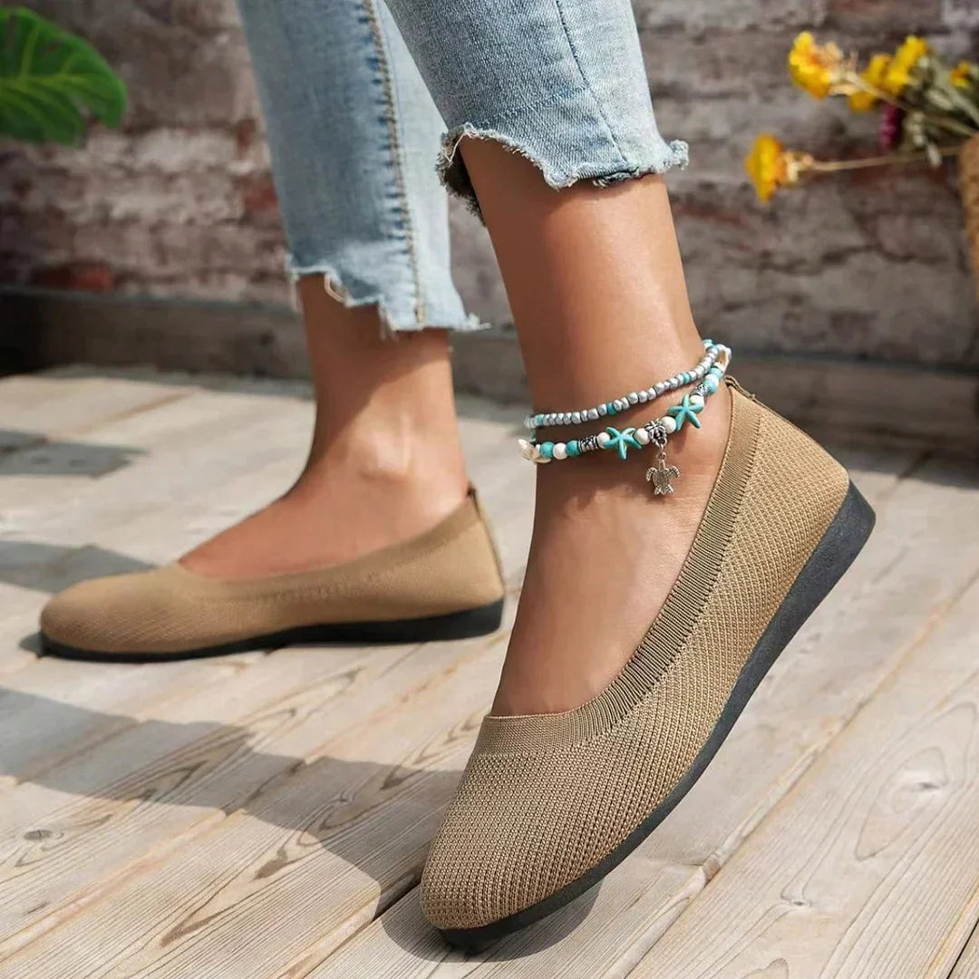 Olvoria - Orthopedic Sandals | Flat Loafers | Comfortable Women's Shoes