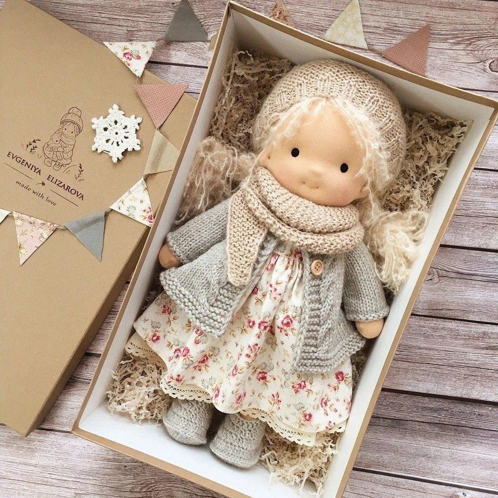Olvoria Poppi | Handcrafted Waldorf Cuddle Doll | Soft, Organic & Non-Toxic