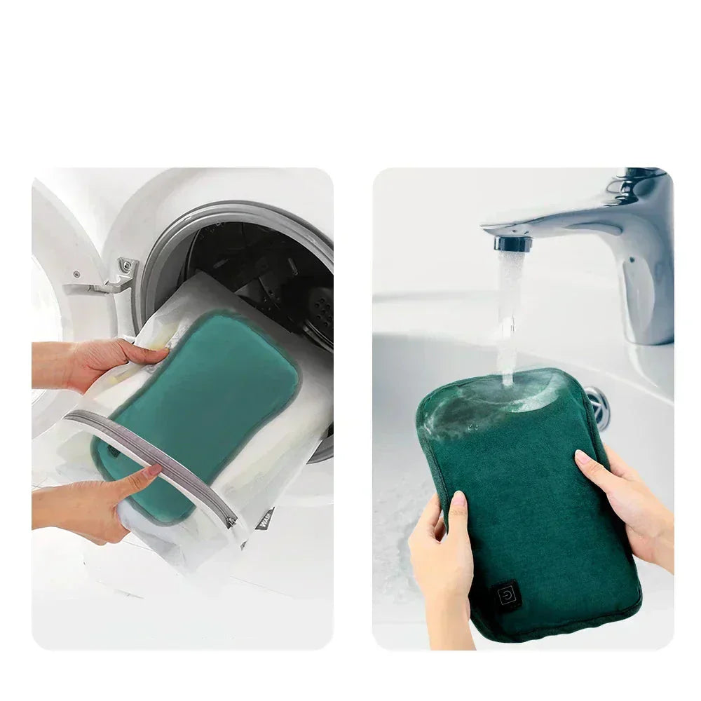 Olvoria | Portable Graphene Heating Pad | USB Rechargeable | 3 Temperature Levels | Ergonomic Hand & Belly Warmer | Includes Intelligent Auto Shut-Off