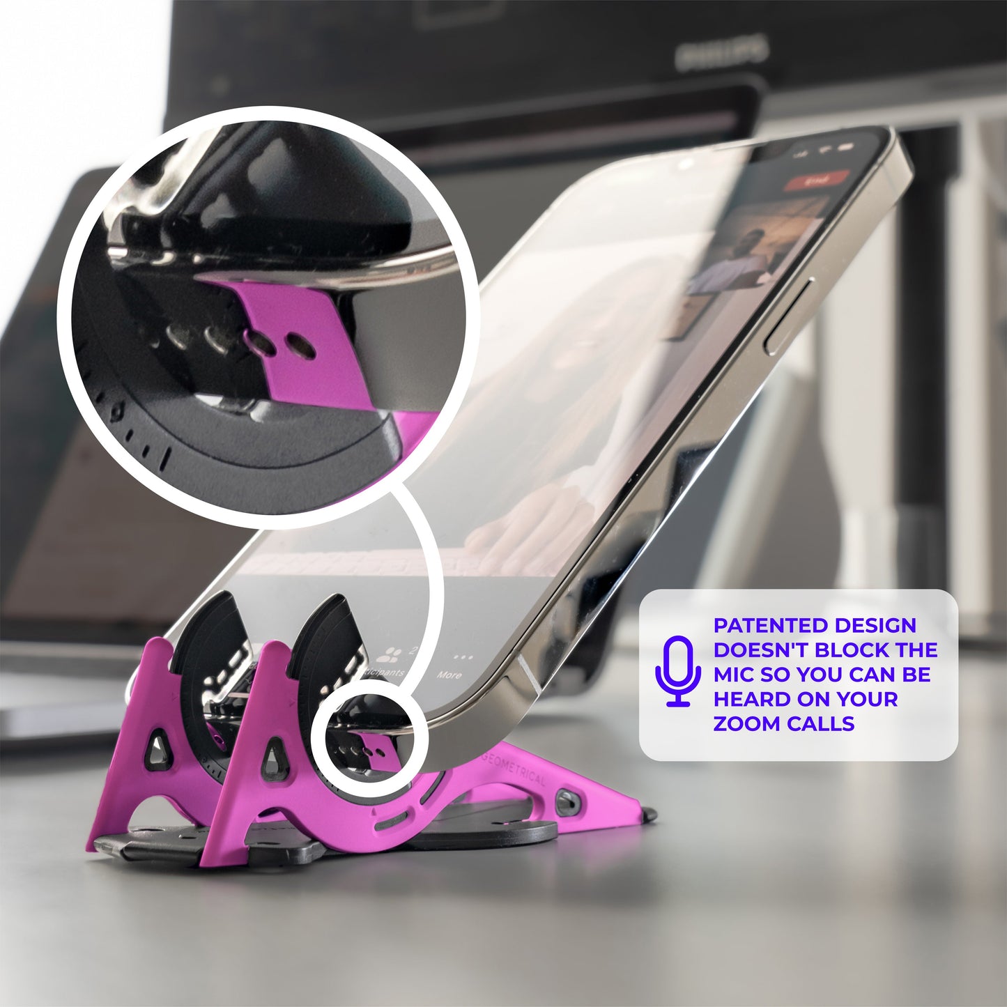 Olvoria | Portable Phone Stand for Perfect Pictures - SnapFold