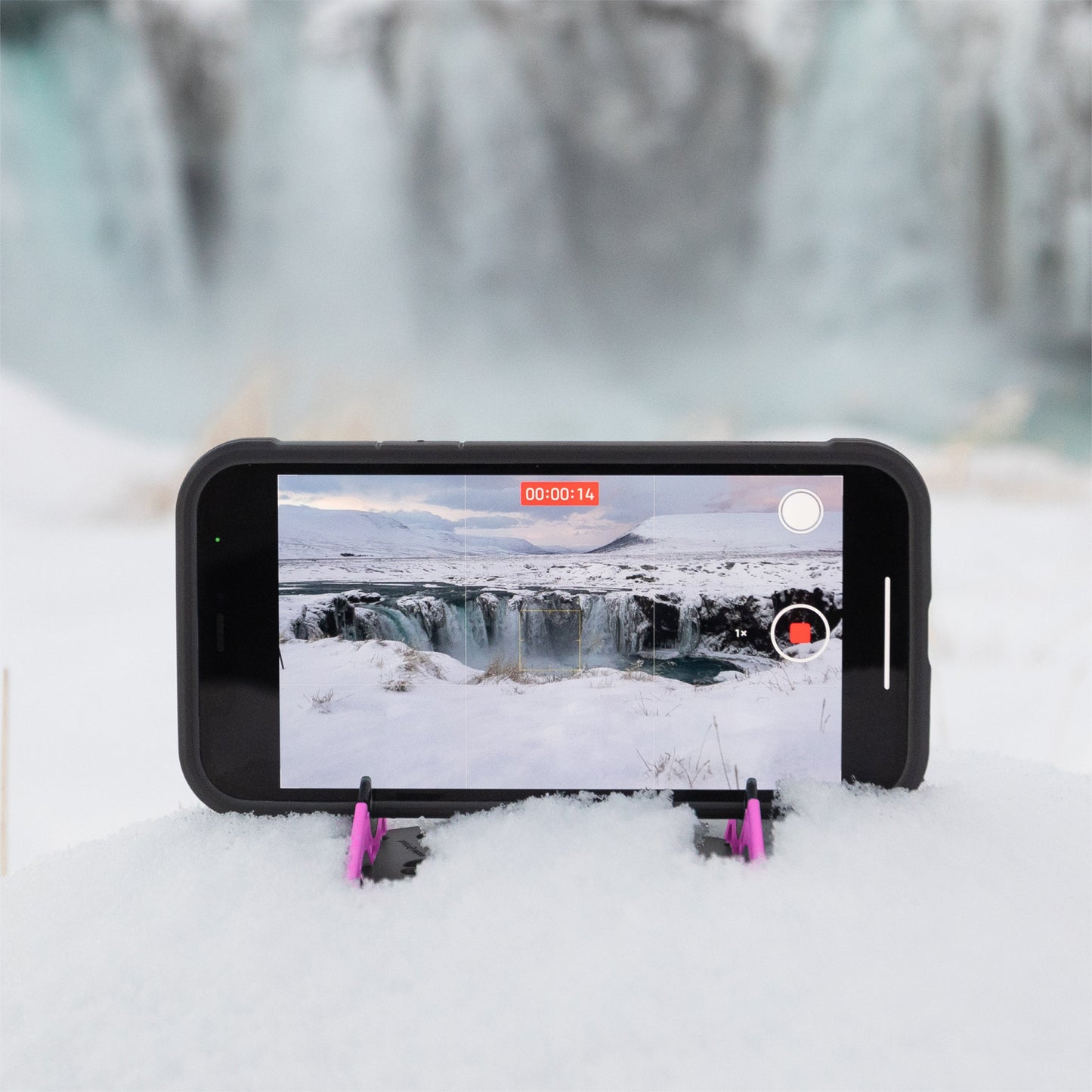 Olvoria | Portable Phone Stand for Perfect Pictures - SnapFold
