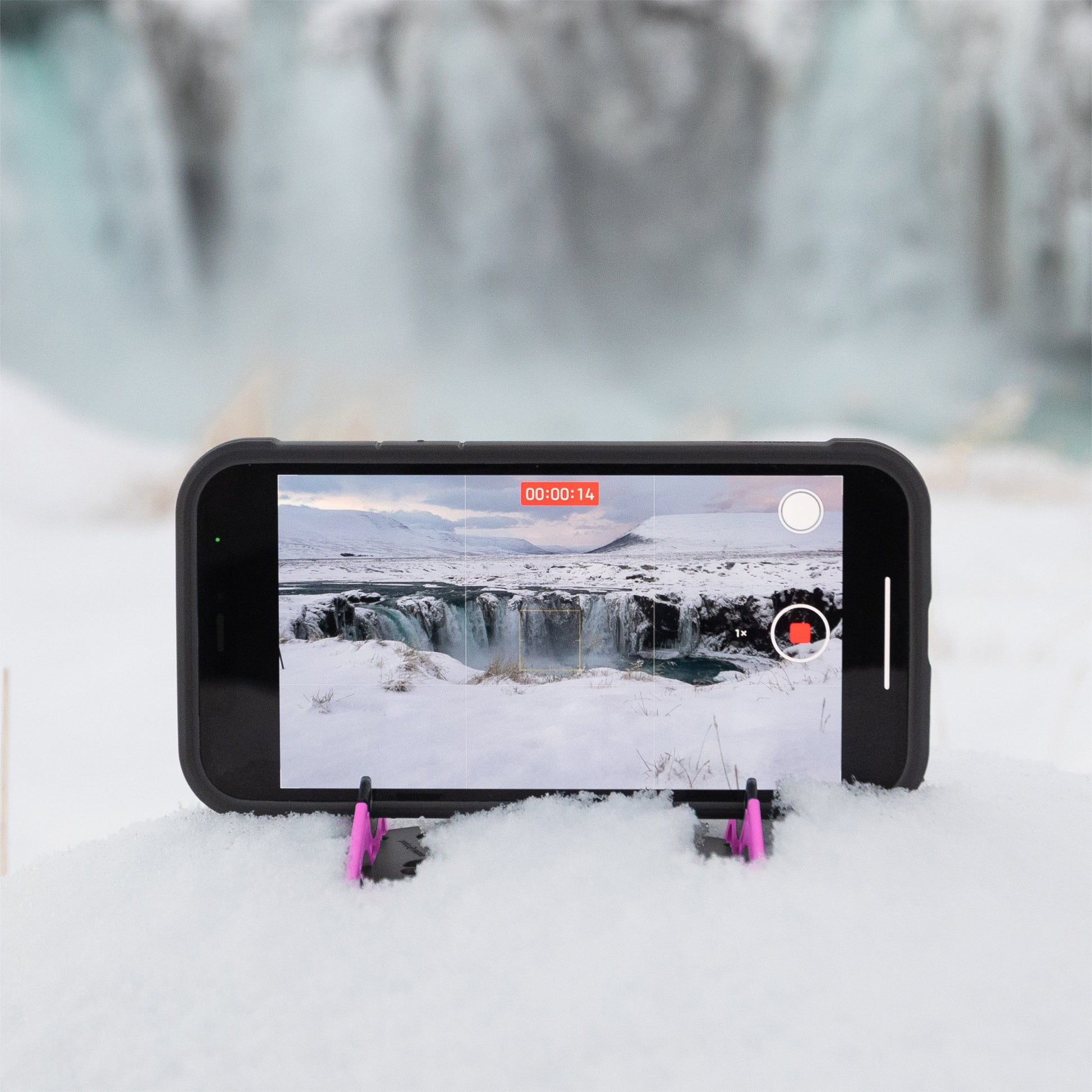 Olvoria | Portable Phone Stand for Perfect Pictures - SnapFold