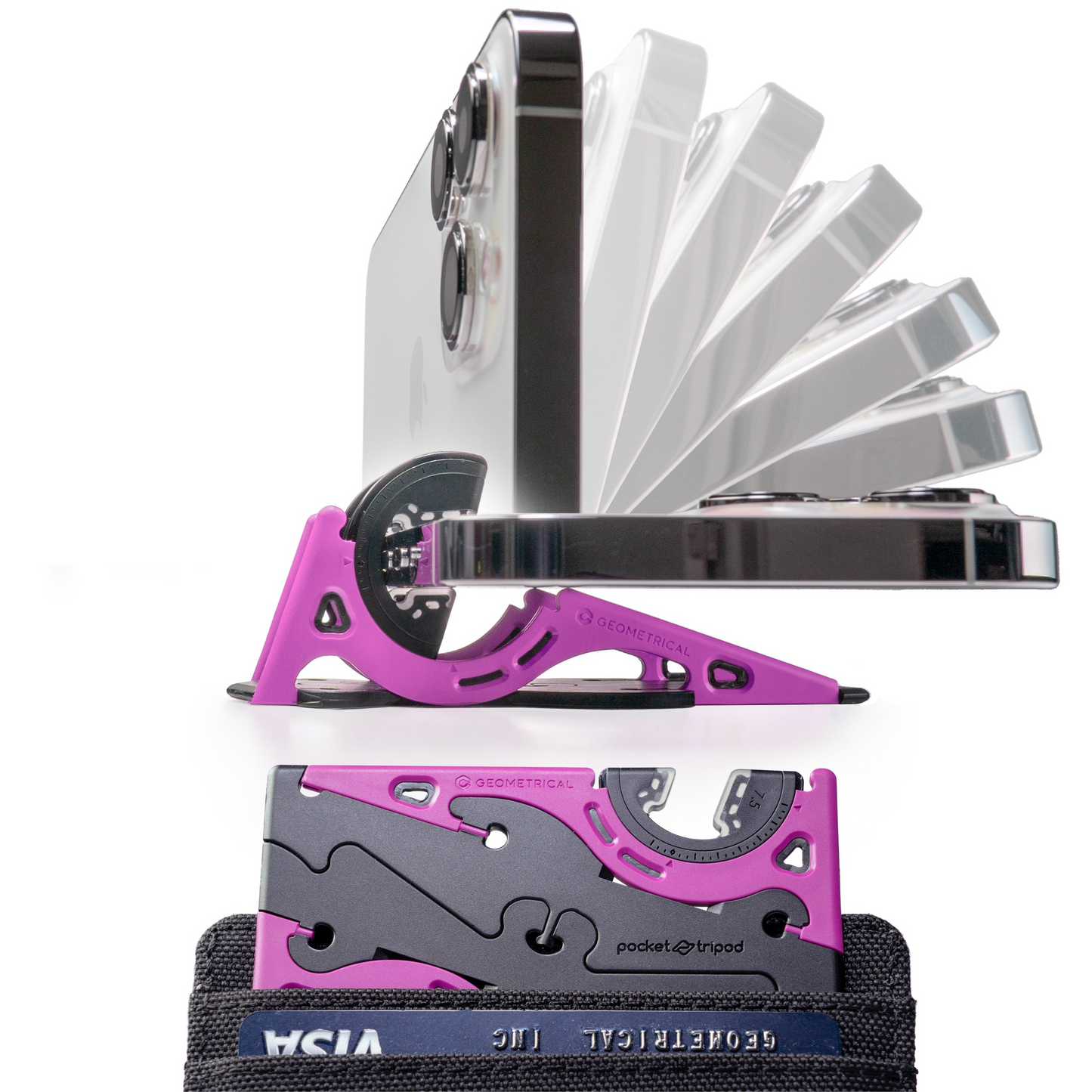 Olvoria | Portable Phone Stand for Perfect Pictures - SnapFold