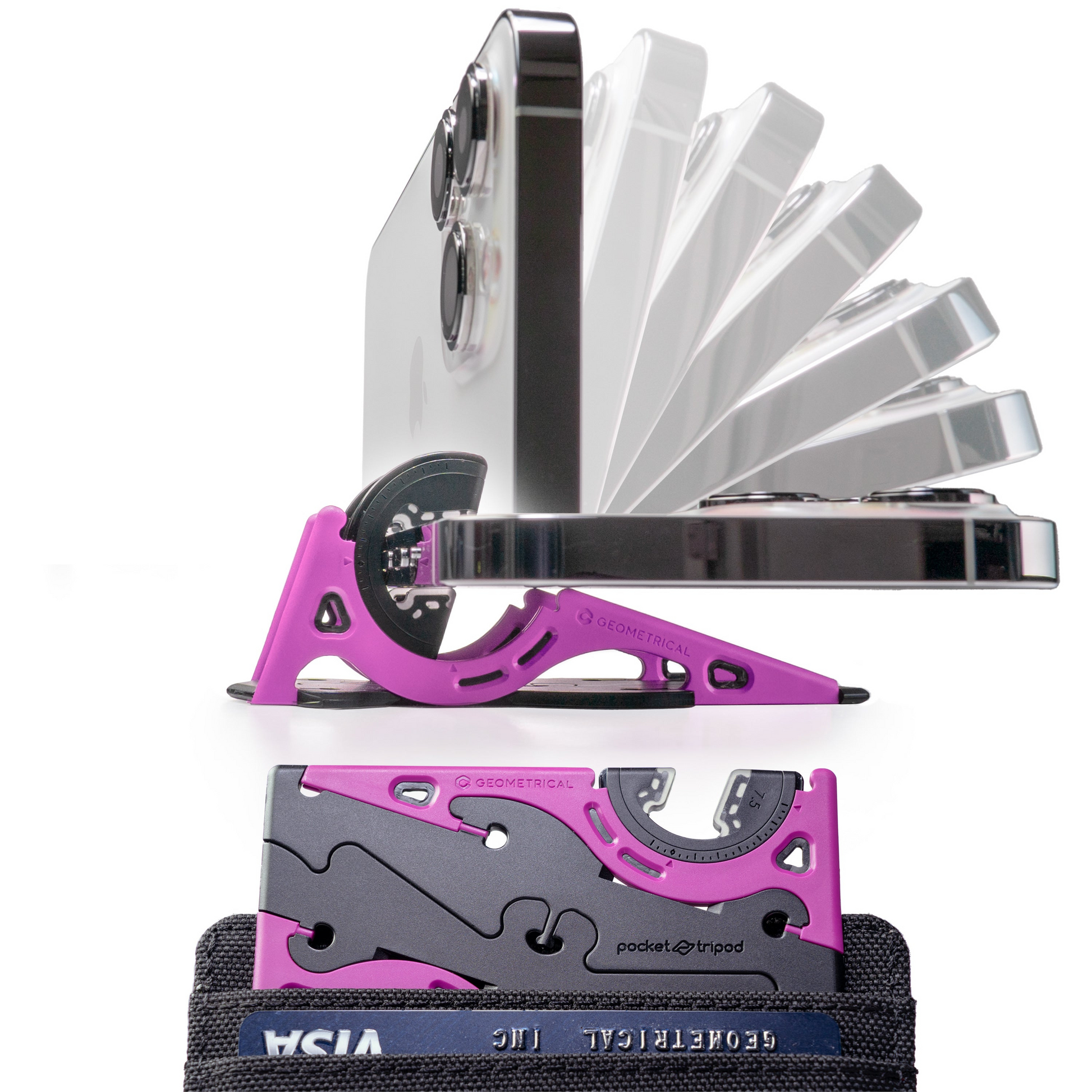 Olvoria | Portable Phone Stand for Perfect Pictures - SnapFold