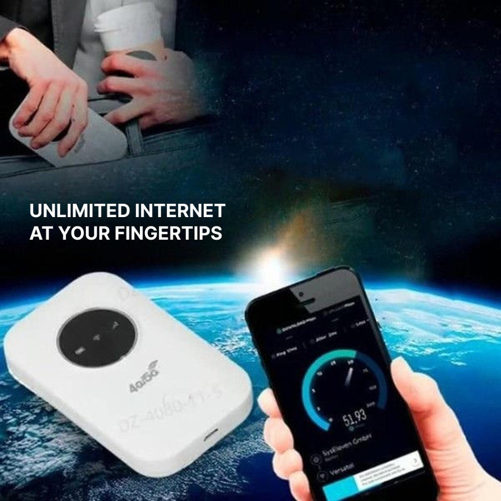 Olvoria | Portable WiFi Router Without Configuration with Plug-and-Play Settings
