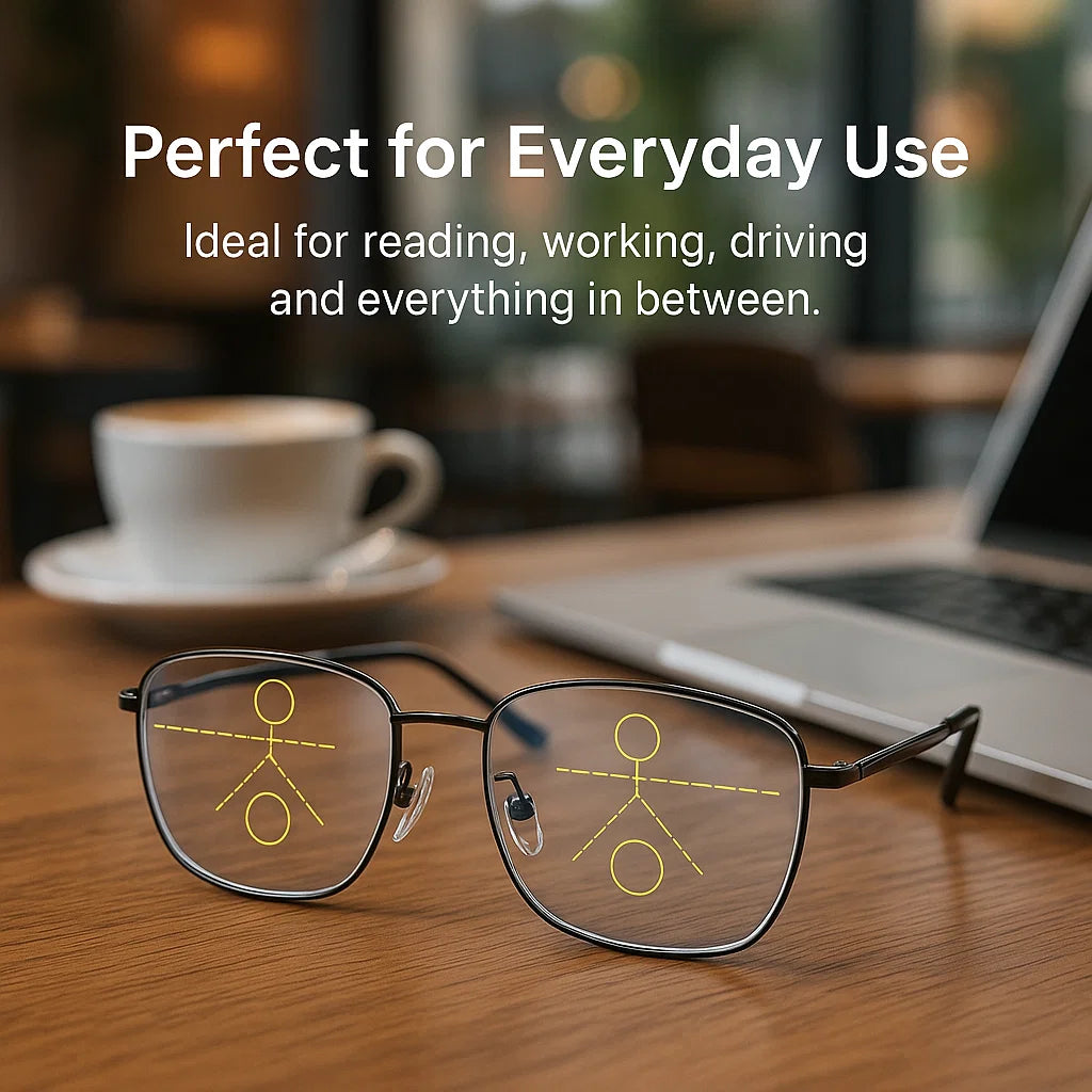 Olvoria | Progressive Multifocal Glasses for Clear Vision - German Intelligent Design for Everyday Use