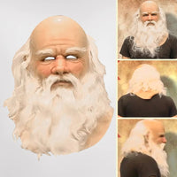 Olvoria | Máscara realista de Santa Claus | Látex con comodidad