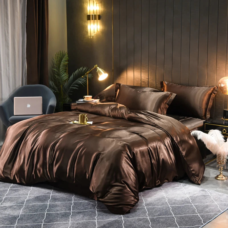 Olvoria | Satin Bedding Set with Elegant Design
